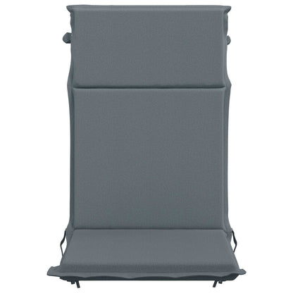 vidaXL High Back Chair Cushion GEMERT 2 pcs 100% Polyester Blue