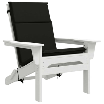 vidaXL High Back Chair Cushion GEMERT 6 pcs 100% Polyester Black