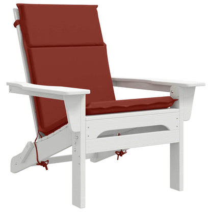 vidaXL High Back Chair Cushion GEMERT 6 pcs 100% Polyester Red