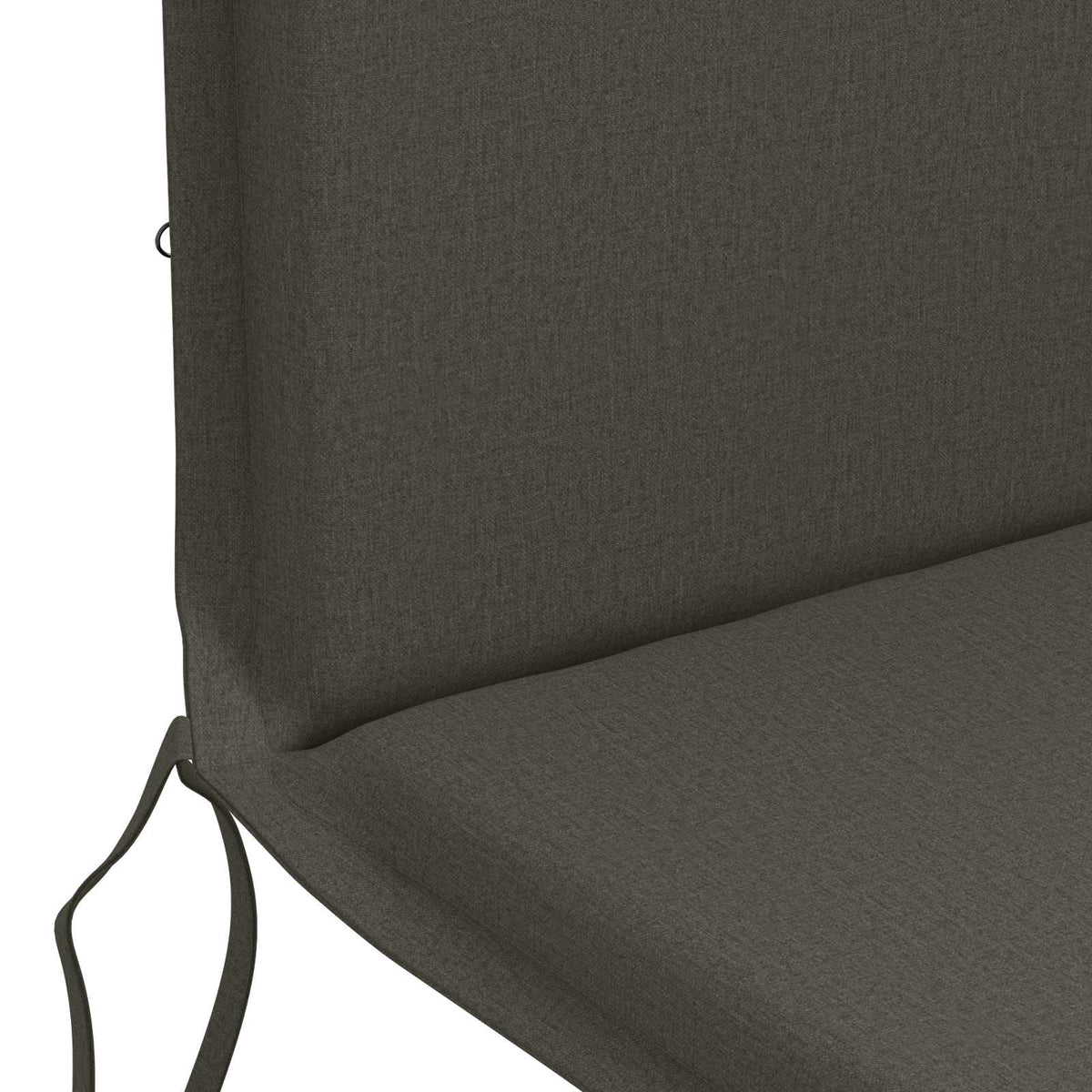 vidaXL High Back Chair Cushion GEMERT 4 pcs 100% Polyester Anthracite