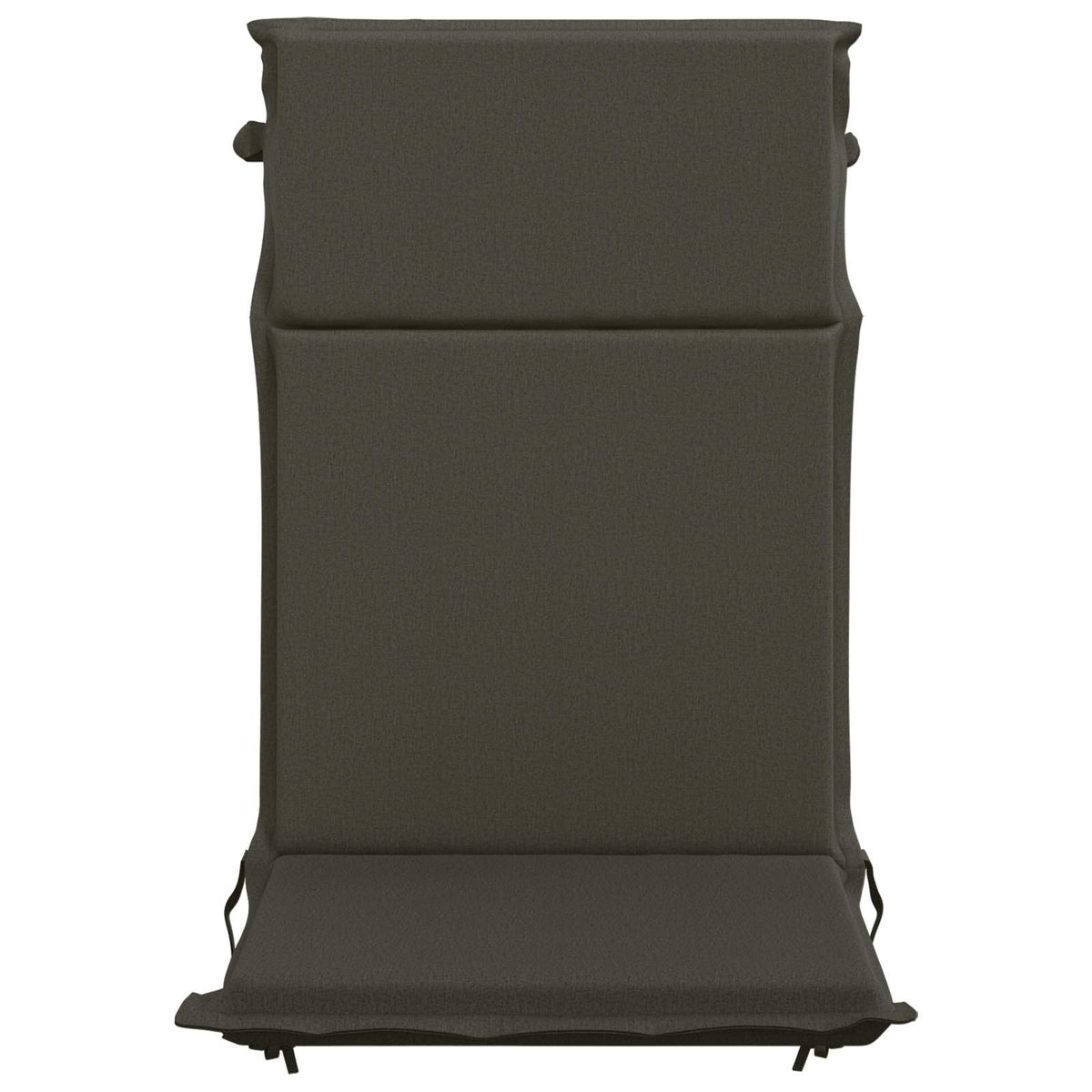 vidaXL High Back Chair Cushion GEMERT 4 pcs 100% Polyester Anthracite