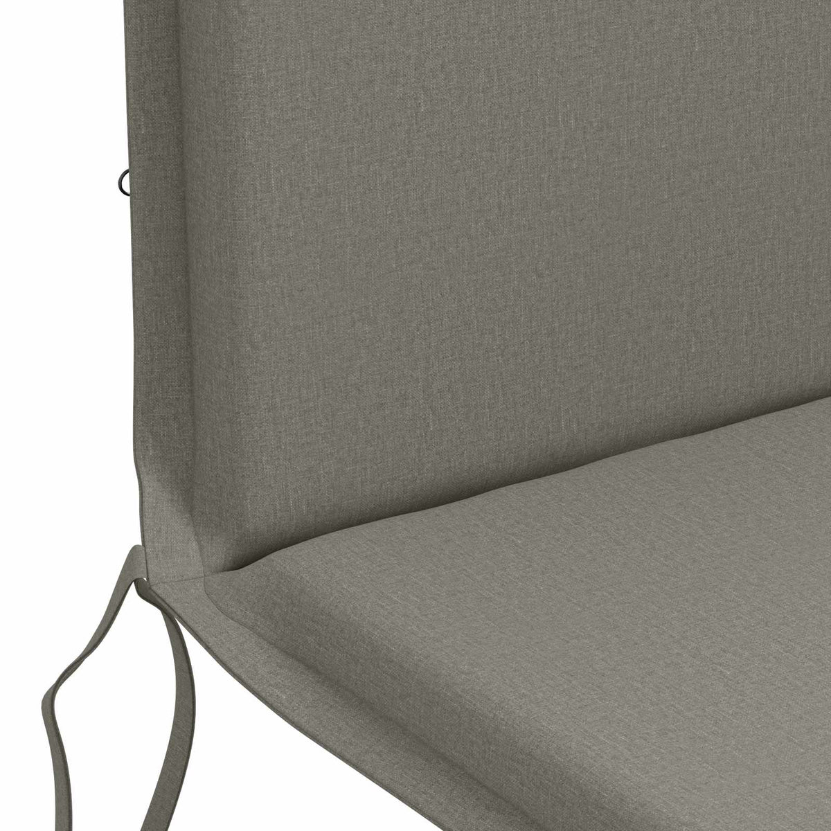 vidaXL High Back Chair Cushion GEMERT 6 pcs 100% Polyester Grey