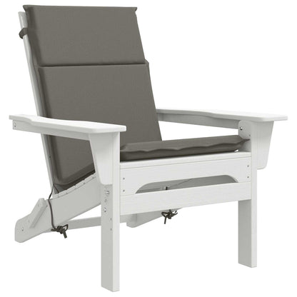 vidaXL High Back Chair Cushion GEMERT 6 pcs 100% Polyester Grey