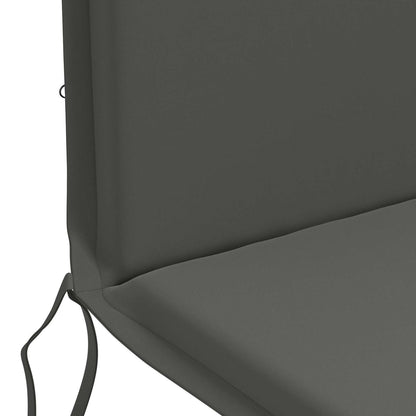 vidaXL High Back Chair Cushion GEMERT 6 pcs 100% Polyester Anthracite