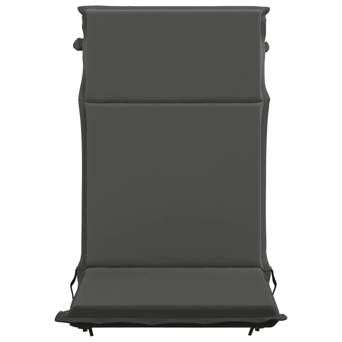 vidaXL High Back Chair Cushion GEMERT 6 pcs 100% Polyester Anthracite