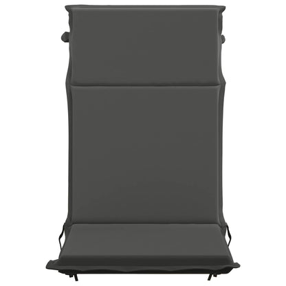 vidaXL High Back Chair Cushion GEMERT 6 pcs 100% Polyester Anthracite