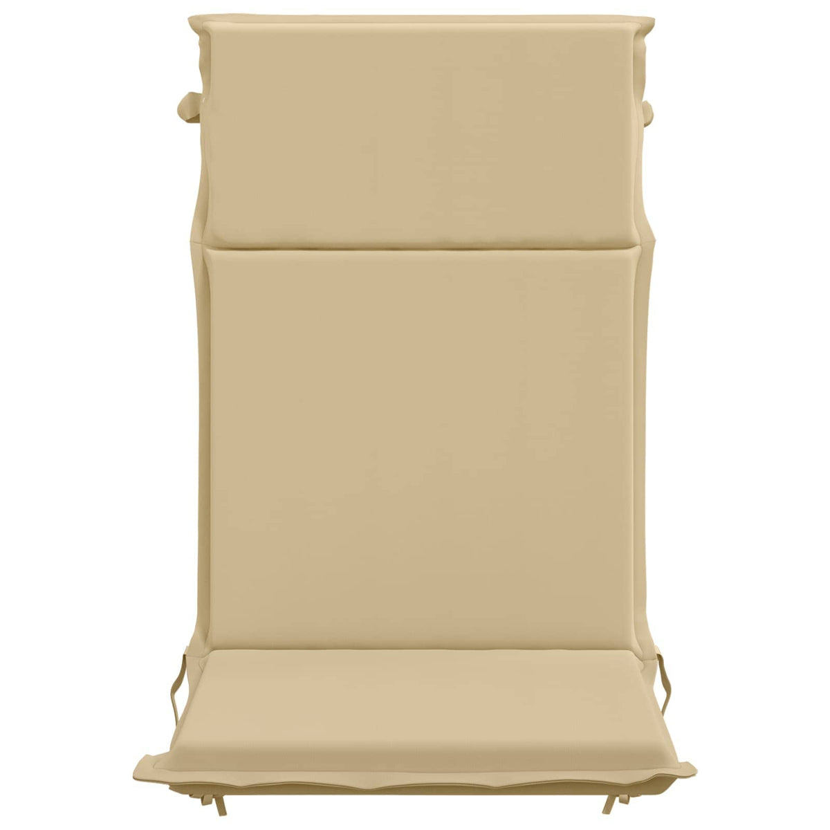 vidaXL High Back Chair Cushion GEMERT 6 pcs 100% Polyester Beige
