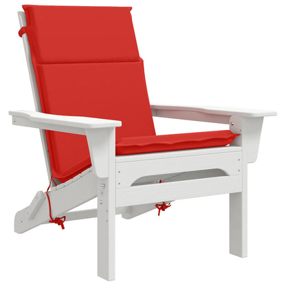 vidaXL High Back Chair Cushion GEMERT 6 pcs 100% Polyester Red