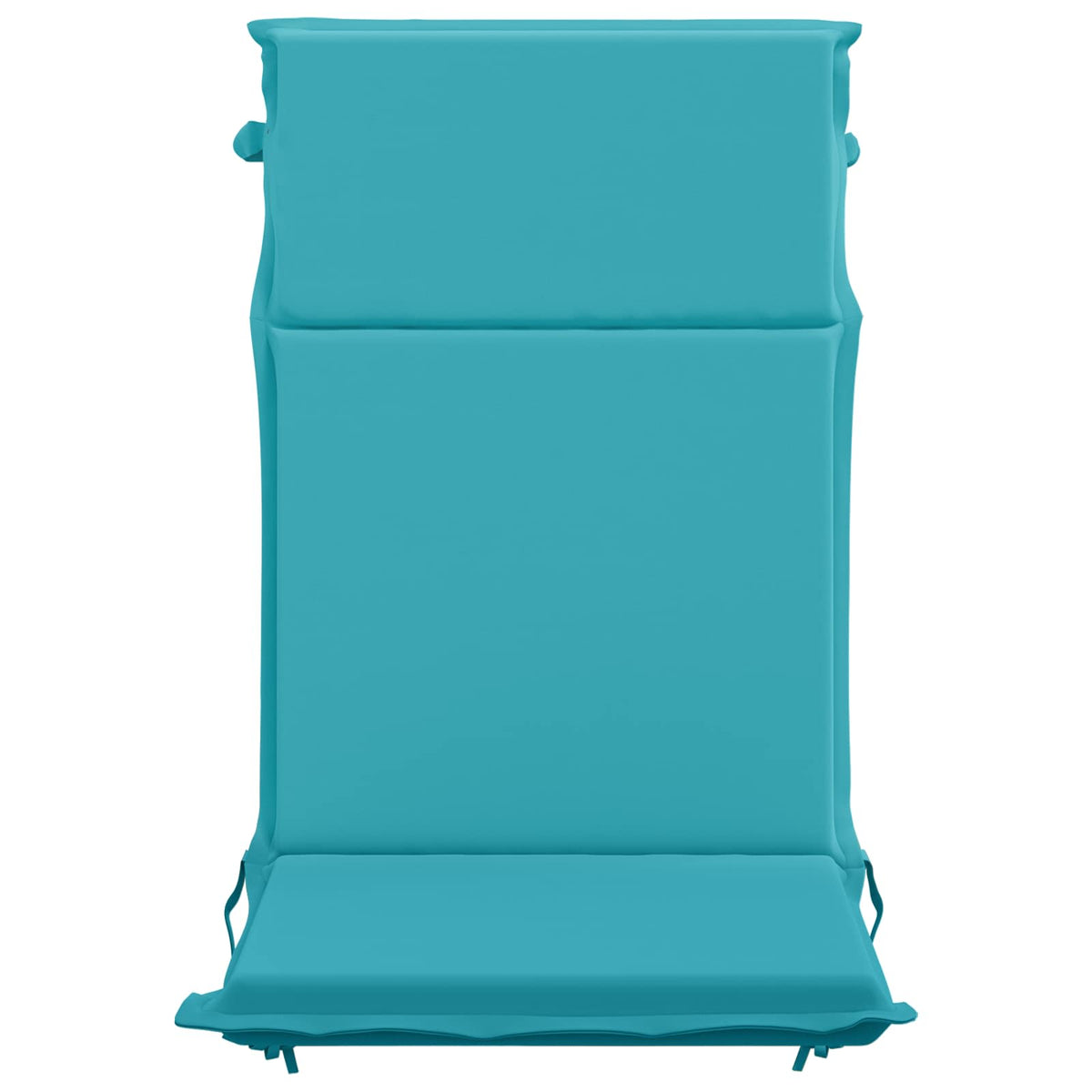 vidaXL High Back Chair Cushion GEMERT 4 pcs 100% Polyester Turquoise