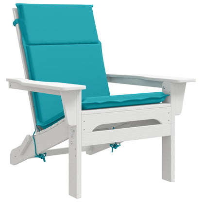 vidaXL High Back Chair Cushion GEMERT 6 pcs 100% Polyester Turquoise