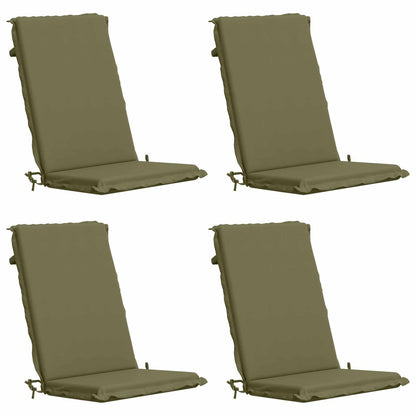vidaXL 4-Piece High Back Bhair Cushions GEMERT 4 pcs 100% Polyester
