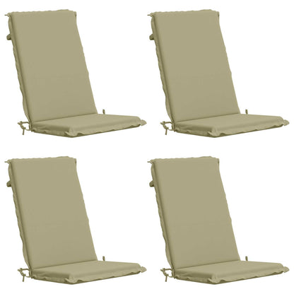vidaXL 4-Piece High Back Bhair Cushions GEMERT 4 pcs 100% Polyester