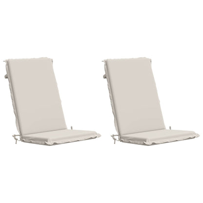 vidaXL 2-Piece High Back Bhair Cushions GEMERT 2 pcs 100% Polyester