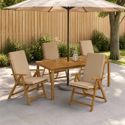vidaXL 4-Piece High Back Bhair Cushions GEMERT 4 pcs 100% Polyester