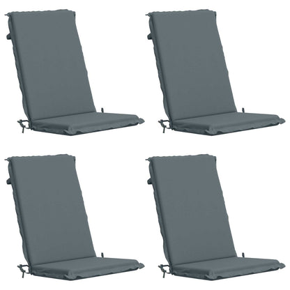 vidaXL 4-Piece High Back Bhair Cushions GEMERT 4 pcs 100% Polyester