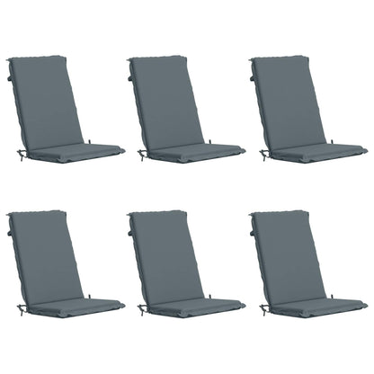 vidaXL 6-Piece High Back Bhair Cushions GEMERT 6 pcs 100% Polyester