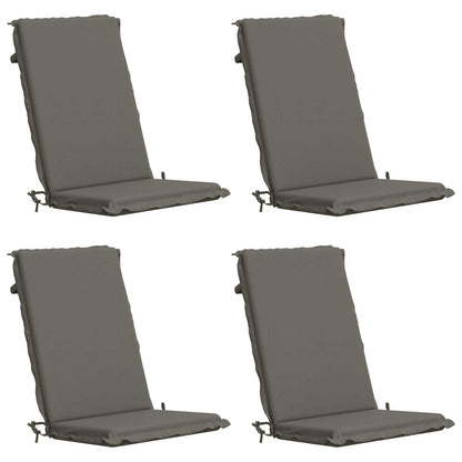 vidaXL 4-Piece High Back Bhair Cushions GEMERT 4 pcs 100% Polyester