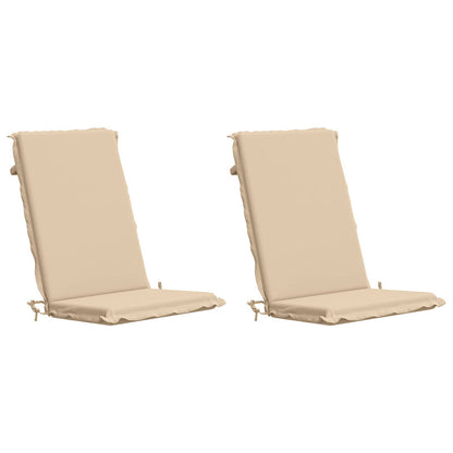 vidaXL 2-Piece High Back Bhair Cushions GEMERT 2 pcs 100% Polyester