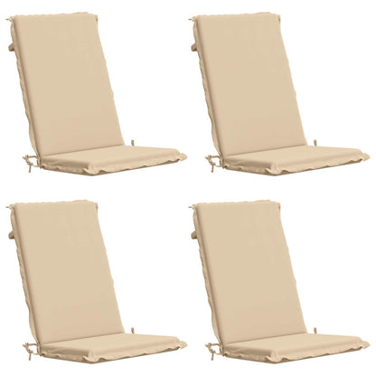 vidaXL 4-Piece High Back Bhair Cushions GEMERT 4 pcs 100% Polyester