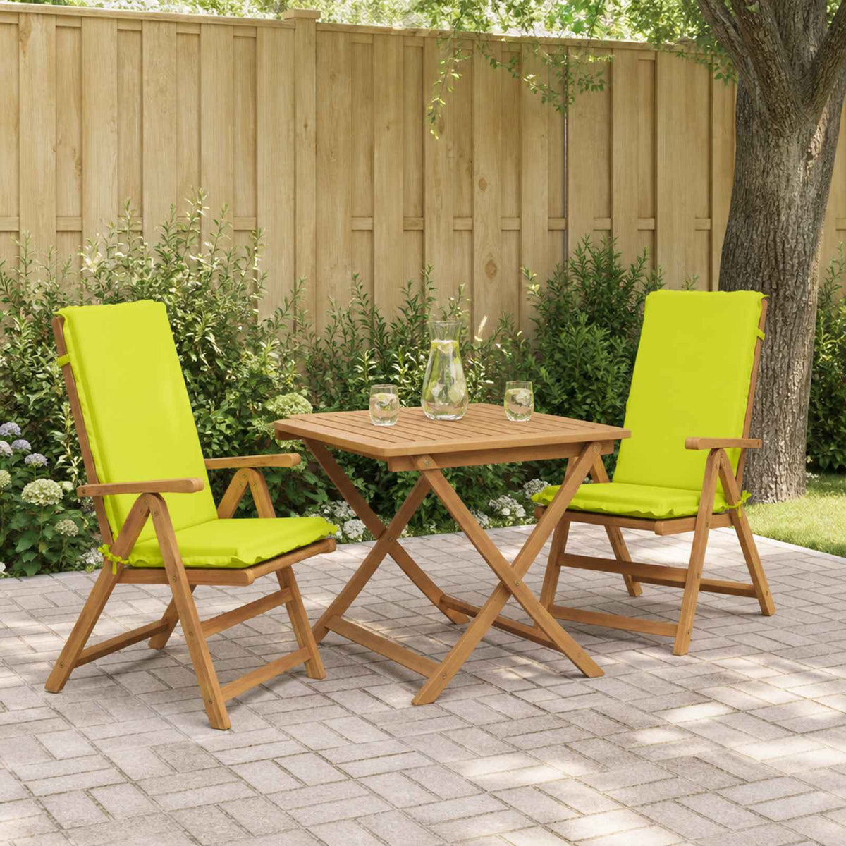 vidaXL 2-Piece High Back Bhair Cushions GEMERT 2 pcs 100% Polyester