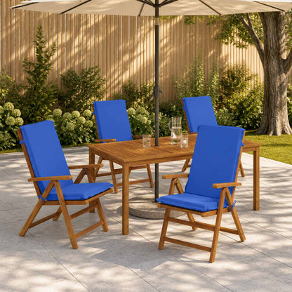 vidaXL 4-Piece High Back Bhair Cushions GEMERT 4 pcs 100% Polyester