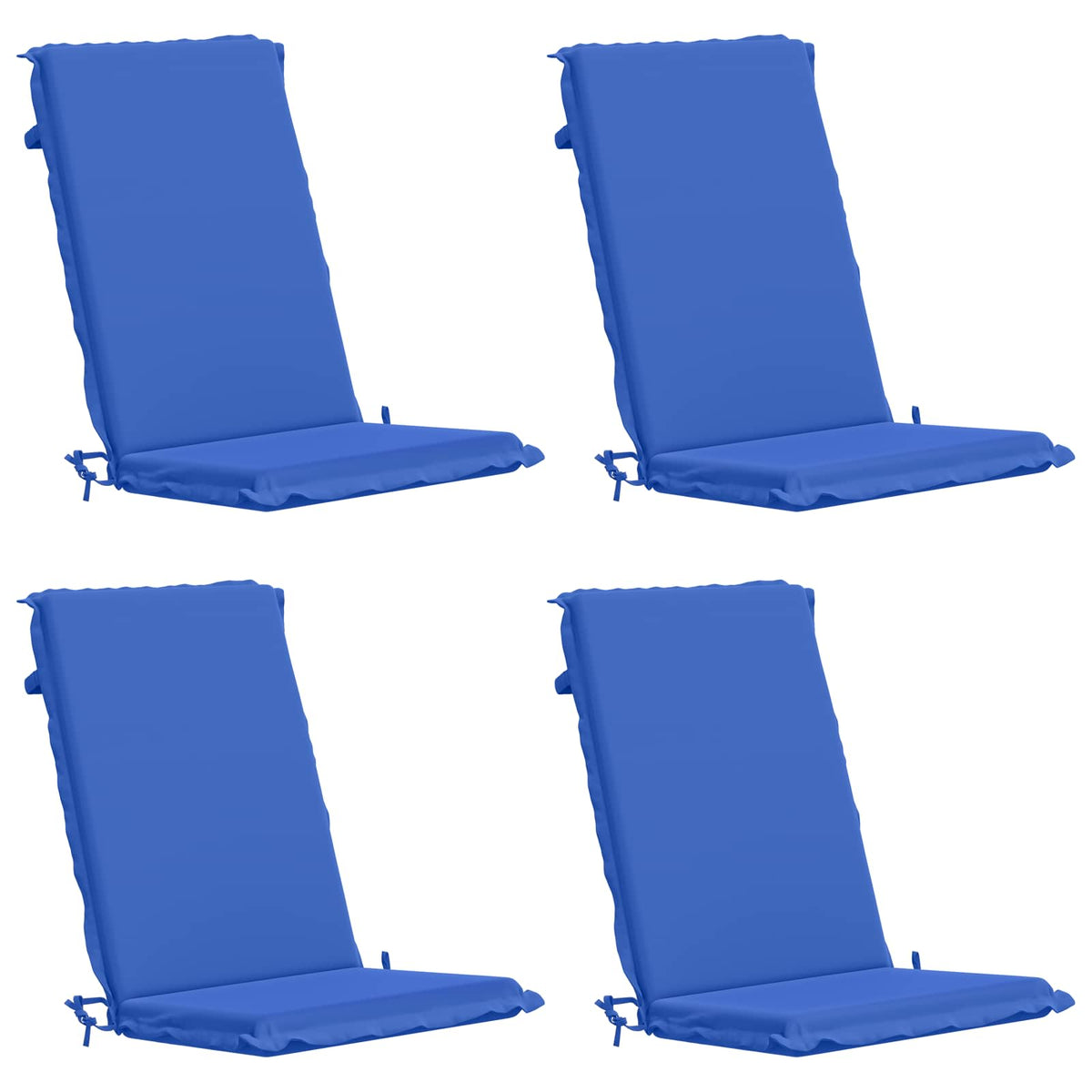 vidaXL 4-Piece High Back Bhair Cushions GEMERT 4 pcs 100% Polyester