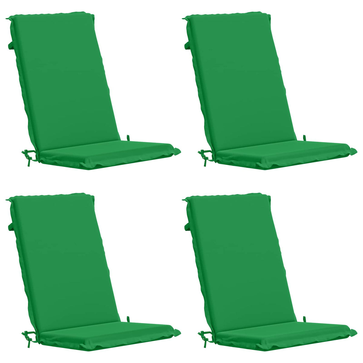 vidaXL 4-Piece High Back Bhair Cushions GEMERT 4 pcs 100% Polyester