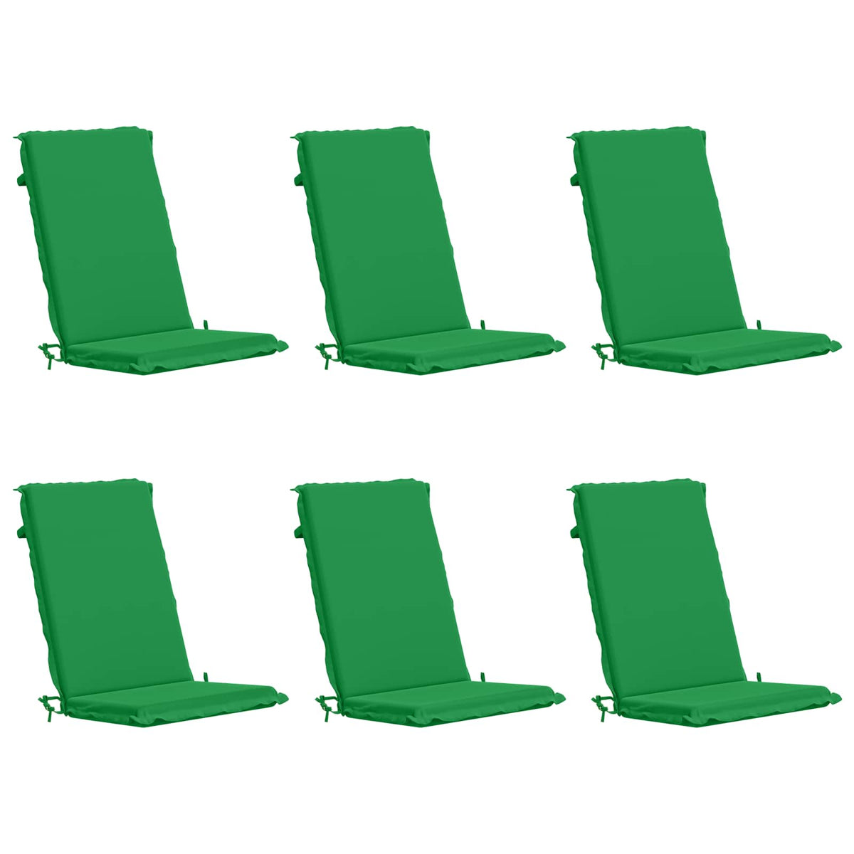 vidaXL 6-Piece High Back Bhair Cushions GEMERT 6 pcs 100% Polyester