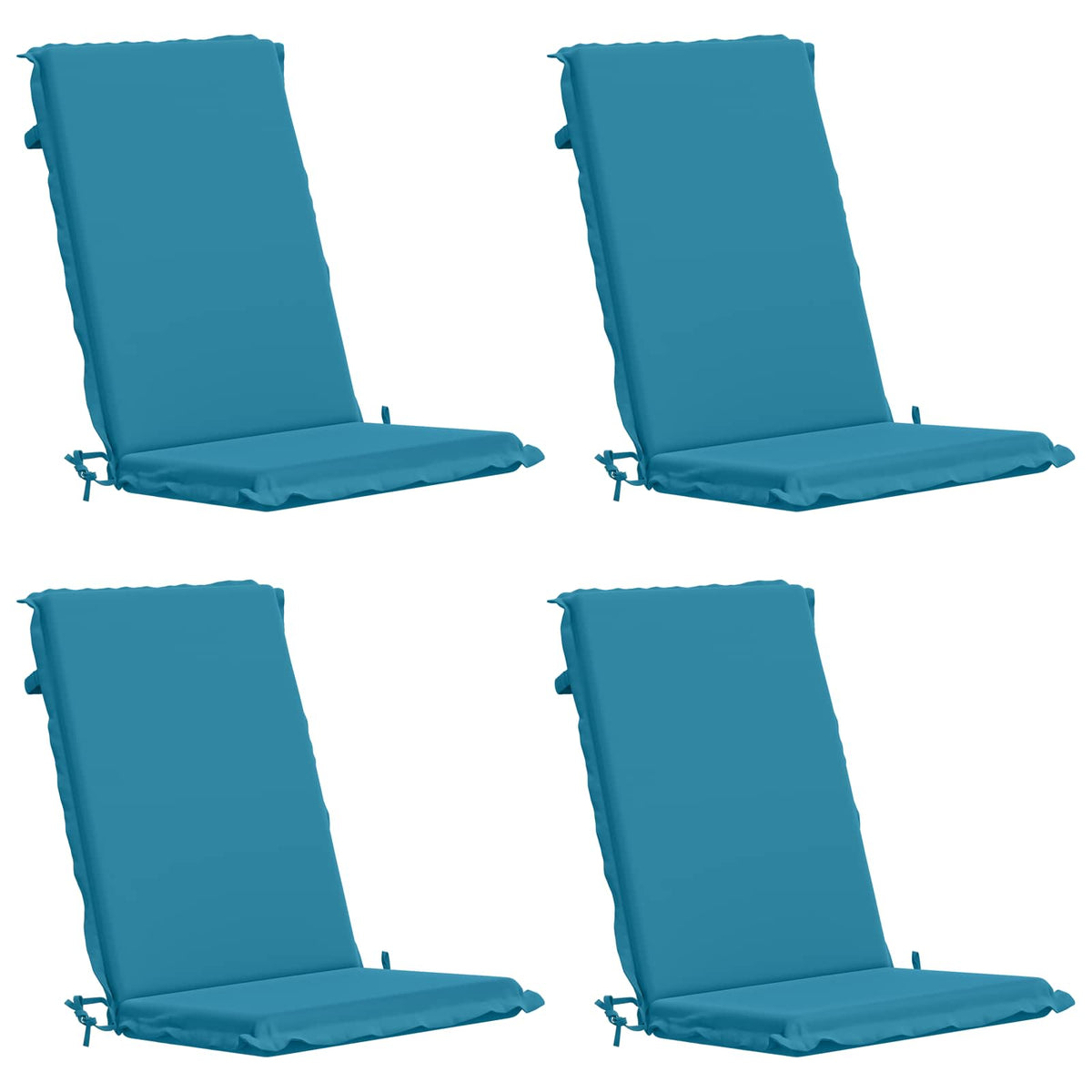 vidaXL 4-Piece High Back Bhair Cushions GEMERT 4 pcs 100% Polyester