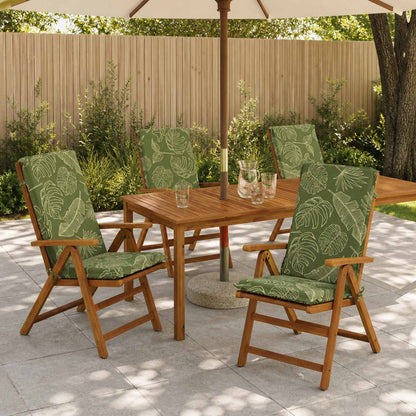 vidaXL 4-Piece High Back Bhair Cushions GEMERT 4 pcs 100% Polyester