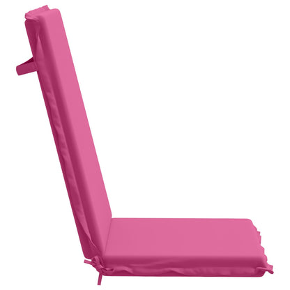 vidaXL High Back Chair Cushion GEMERT 2 pcs 100% Polyester Pink