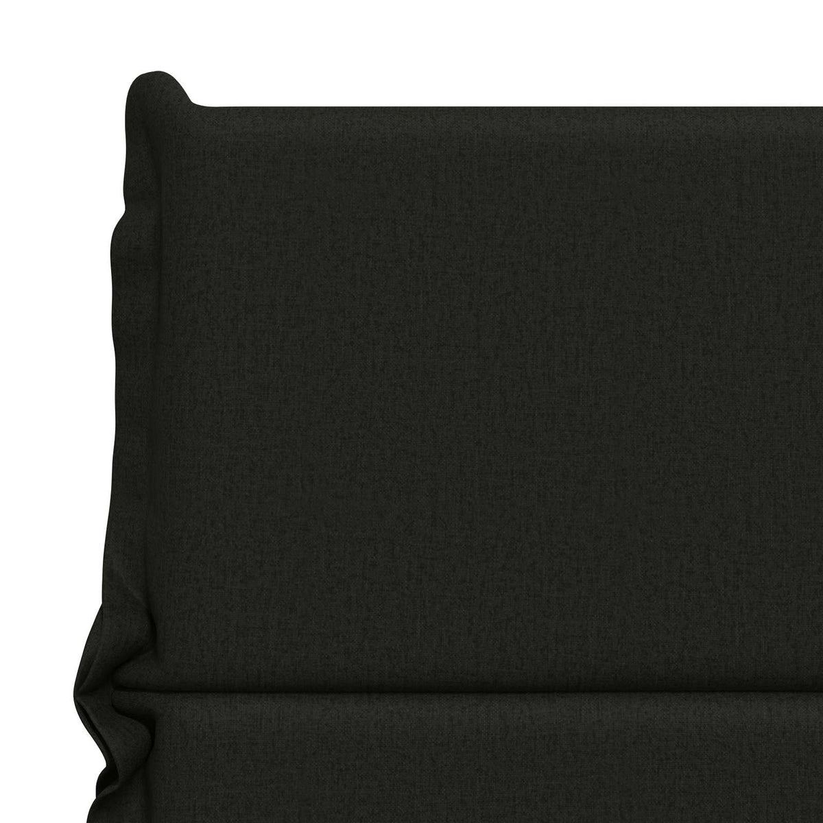 vidaXL 2-Piece High Back Bhair Cushions GEMERT 100% Polyester Black