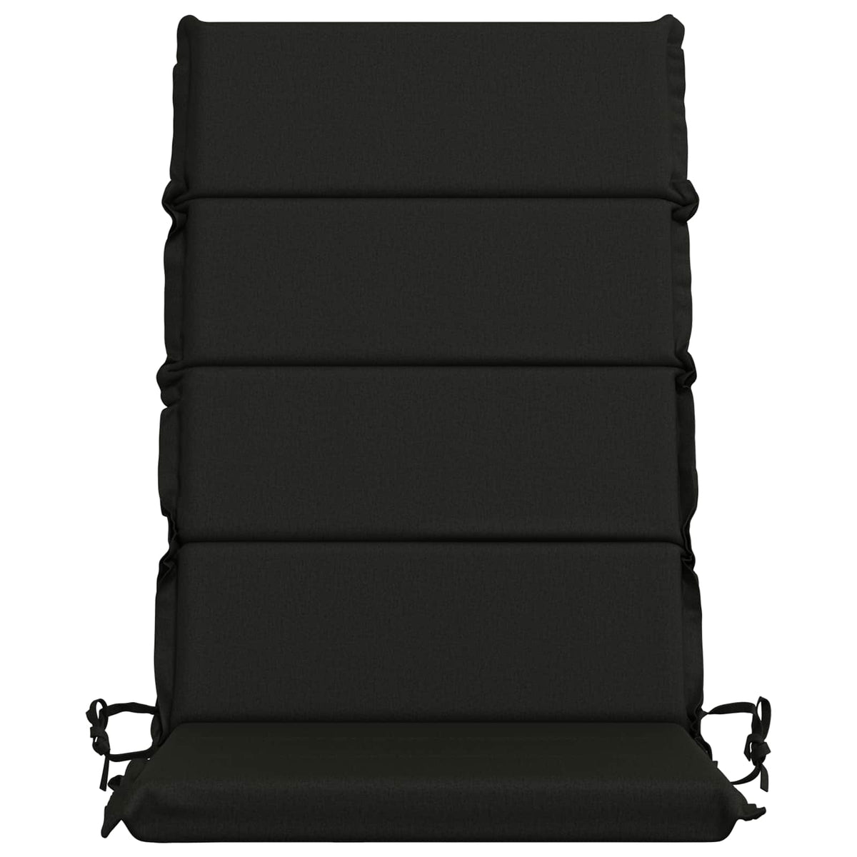 vidaXL 6-Piece High Back Bhair Cushions GEMERT 100% Polyester Black