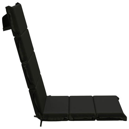 vidaXL 6-Piece High Back Bhair Cushions GEMERT 100% Polyester Black