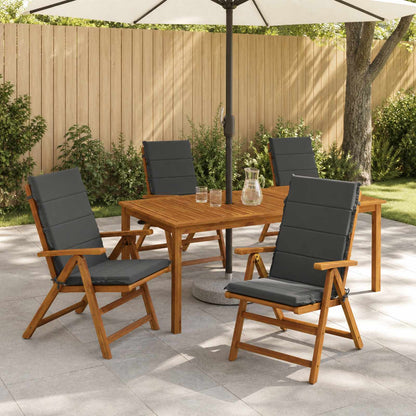 vidaXL 4-Piece High Back Bhair Cushions GEMERT 100% Polyester