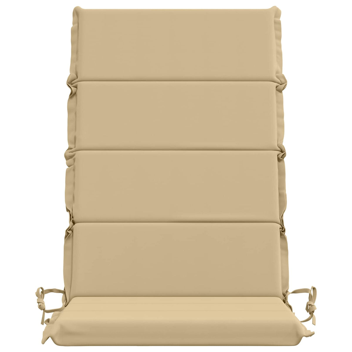 vidaXL 4-Piece High Back Bhair Cushions GEMERT 100% Polyester Beige