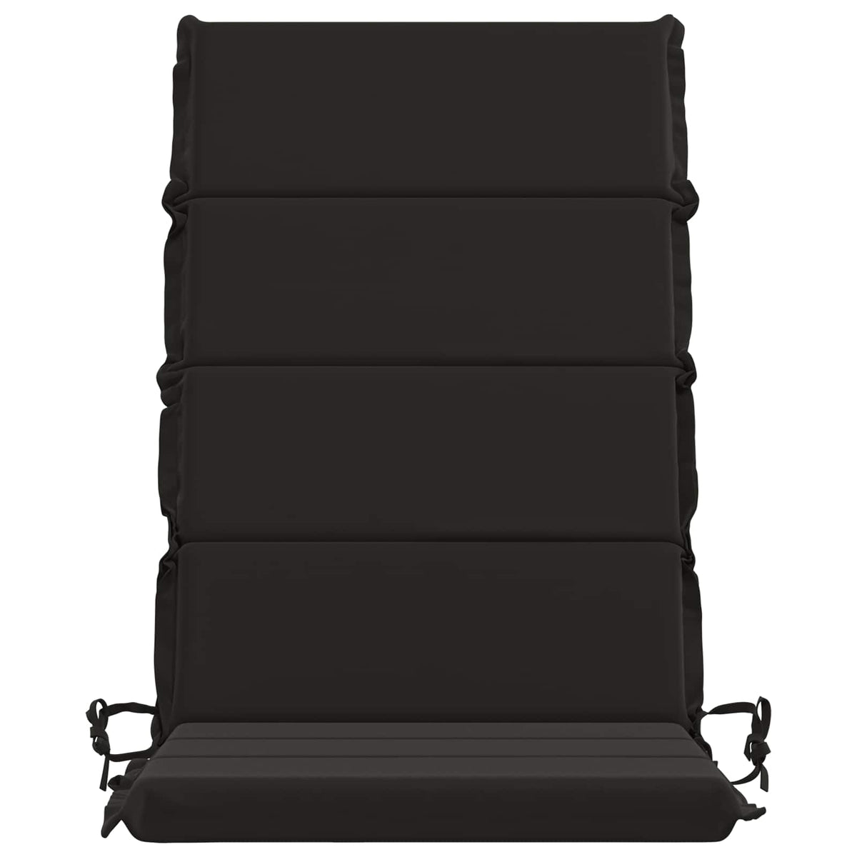 vidaXL 6-Piece High Back Bhair Cushions GEMERT 100% Polyester Black