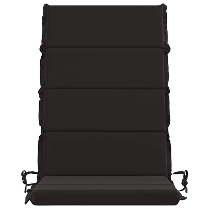 vidaXL 6-Piece High Back Bhair Cushions GEMERT 100% Polyester Black