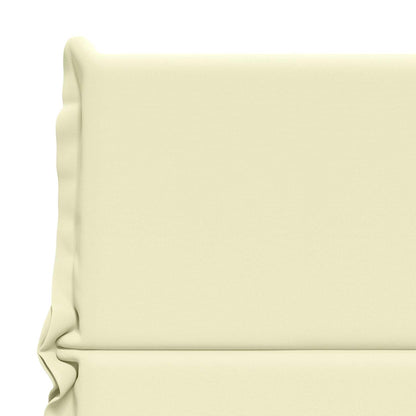 vidaXL 2-Piece High Back Bhair Cushions GEMERT 100% Polyester Cream