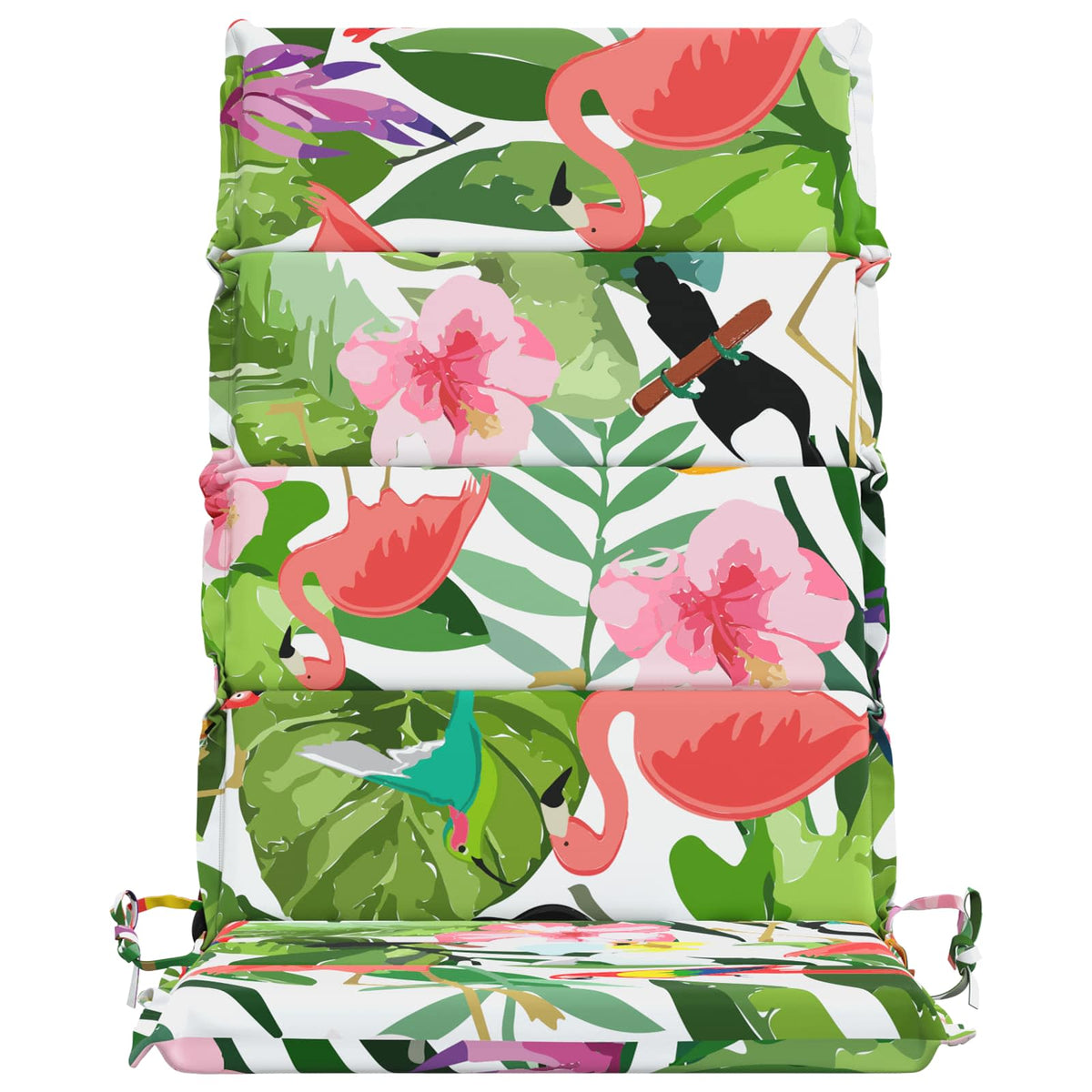 vidaXL 6-Piece High Back Bhair Cushions GEMERT 100% Polyester