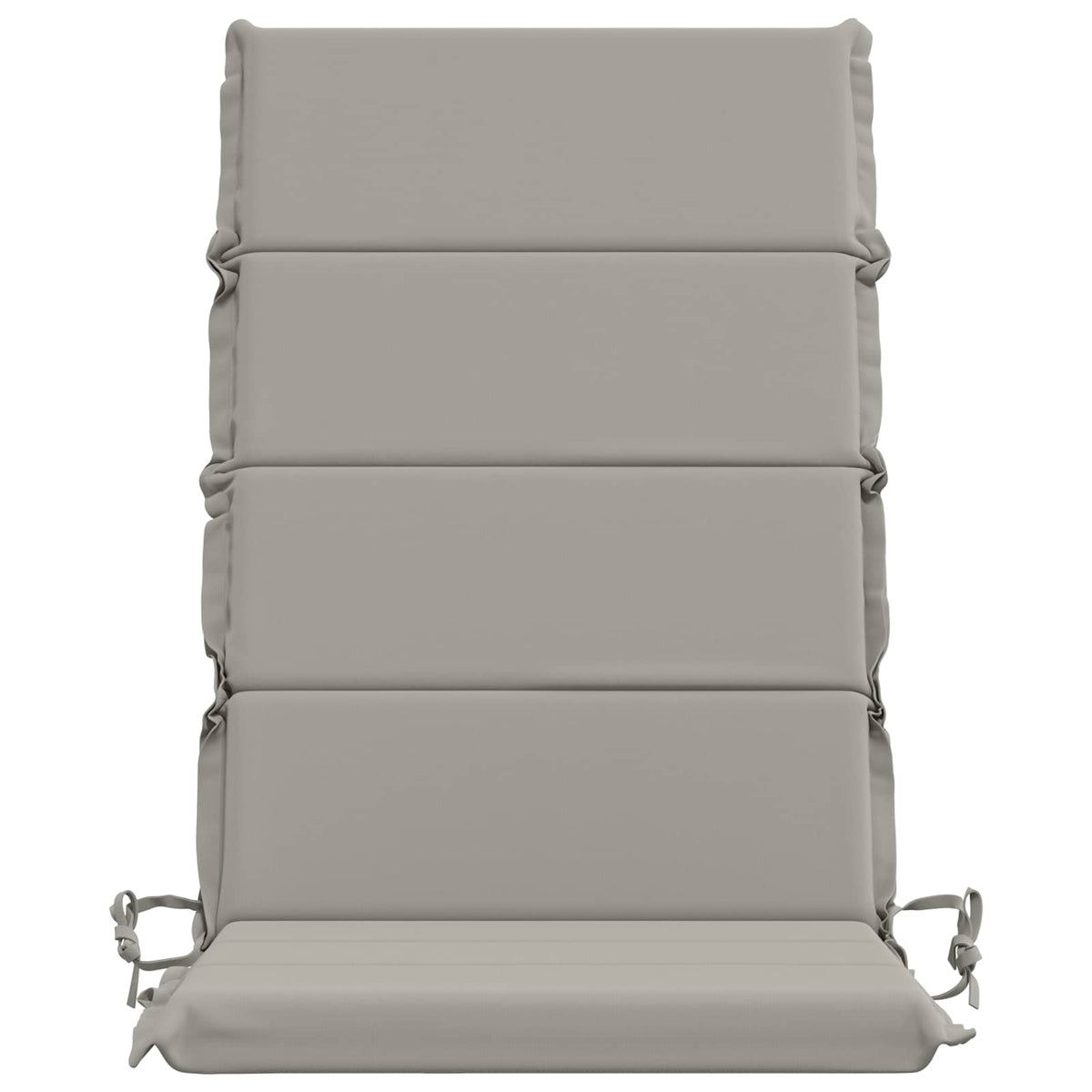 vidaXL 2-Piece High Back Bhair Cushions GEMERT 100% Polyester Grey