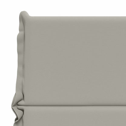 vidaXL 4-Piece High Back Bhair Cushions GEMERT 100% Polyester Grey