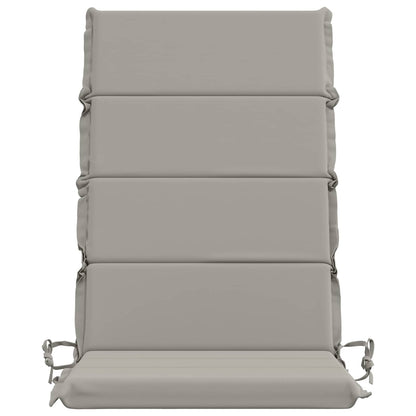 vidaXL 6-Piece High Back Bhair Cushions GEMERT 100% Polyester Grey
