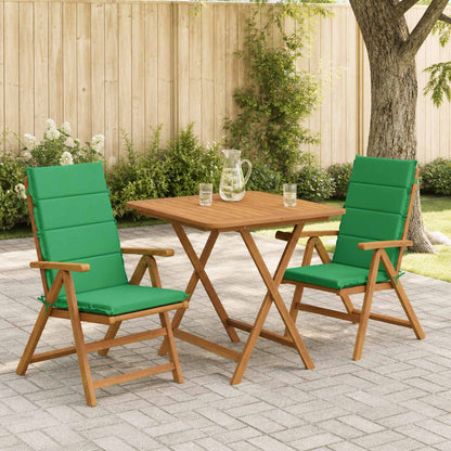 vidaXL 2-Piece High Back Bhair Cushions GEMERT 100% Polyester Green