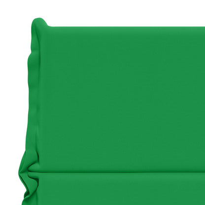 vidaXL 2-Piece High Back Bhair Cushions GEMERT 100% Polyester Green