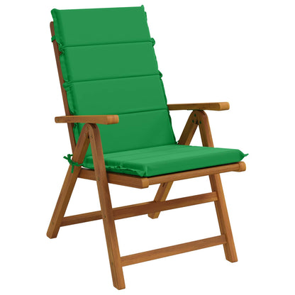 vidaXL 2-Piece High Back Bhair Cushions GEMERT 100% Polyester Green