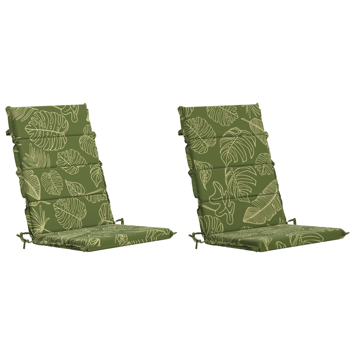 vidaXL 2-Piece High Back Bhair Cushions GEMERT 100% Polyester