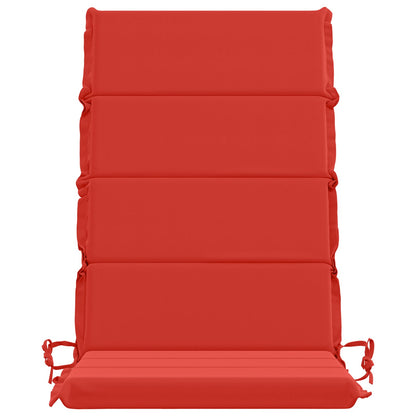 vidaXL 2-Piece High Back Bhair Cushions GEMERT 100% Polyester Red