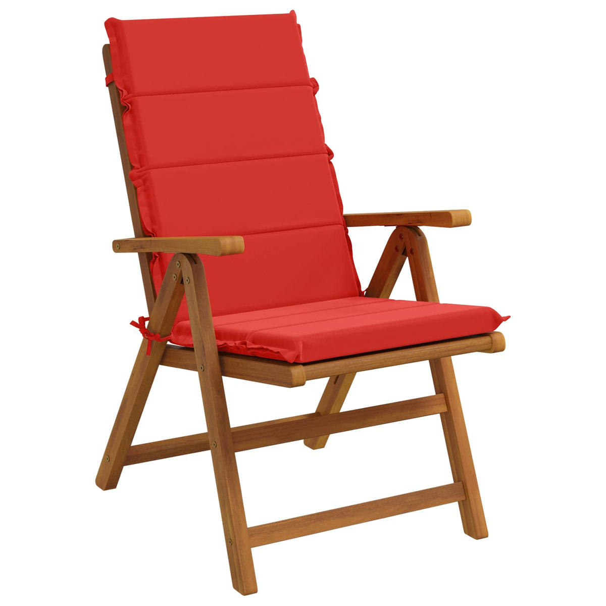 vidaXL 2-Piece High Back Bhair Cushions GEMERT 100% Polyester Red