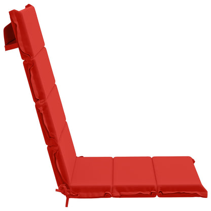 vidaXL 2-Piece High Back Bhair Cushions GEMERT 100% Polyester Red